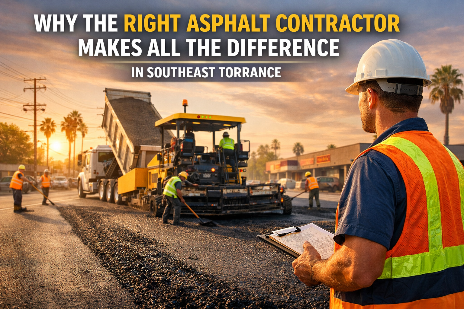 Why the Right Asphalt Contractor Makes All the Difference in Southeast Torrance